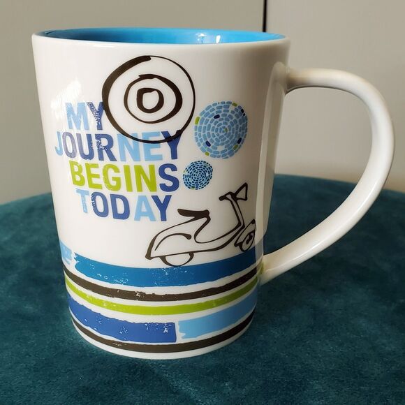 Starbucks Coffee Mug Cup My Journey Begins Today 2008 Scooter City 14 FL OZ - Picture 3 of 7